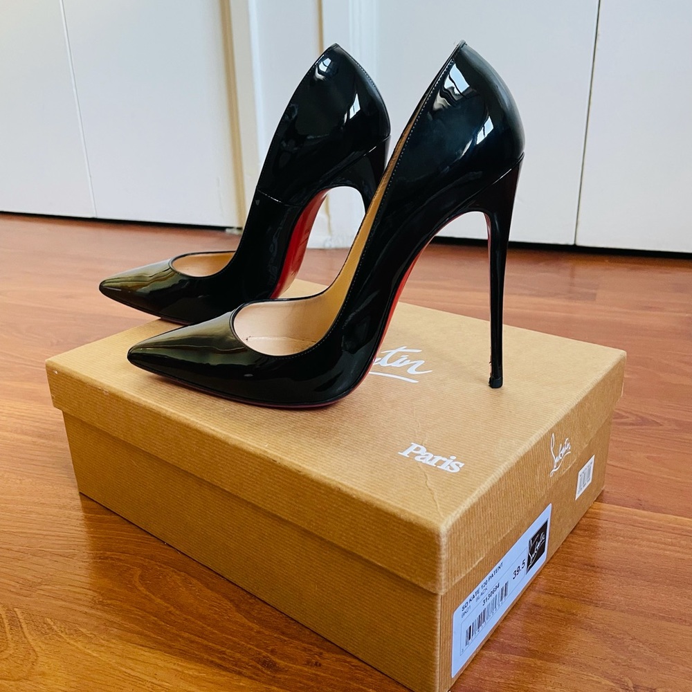 Christian Louboutin So Kate 120 Paten Black shoes